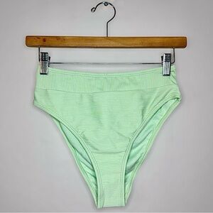Mint Green High-Waisted Bikini Bottom